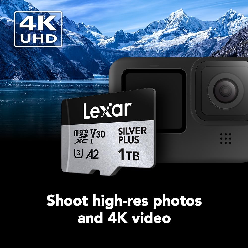 Lexar Professional Silver Plus 1TB microSDXC UHS-I V30 (205MB/s) - DJI Recommended Memory Card - Image 4