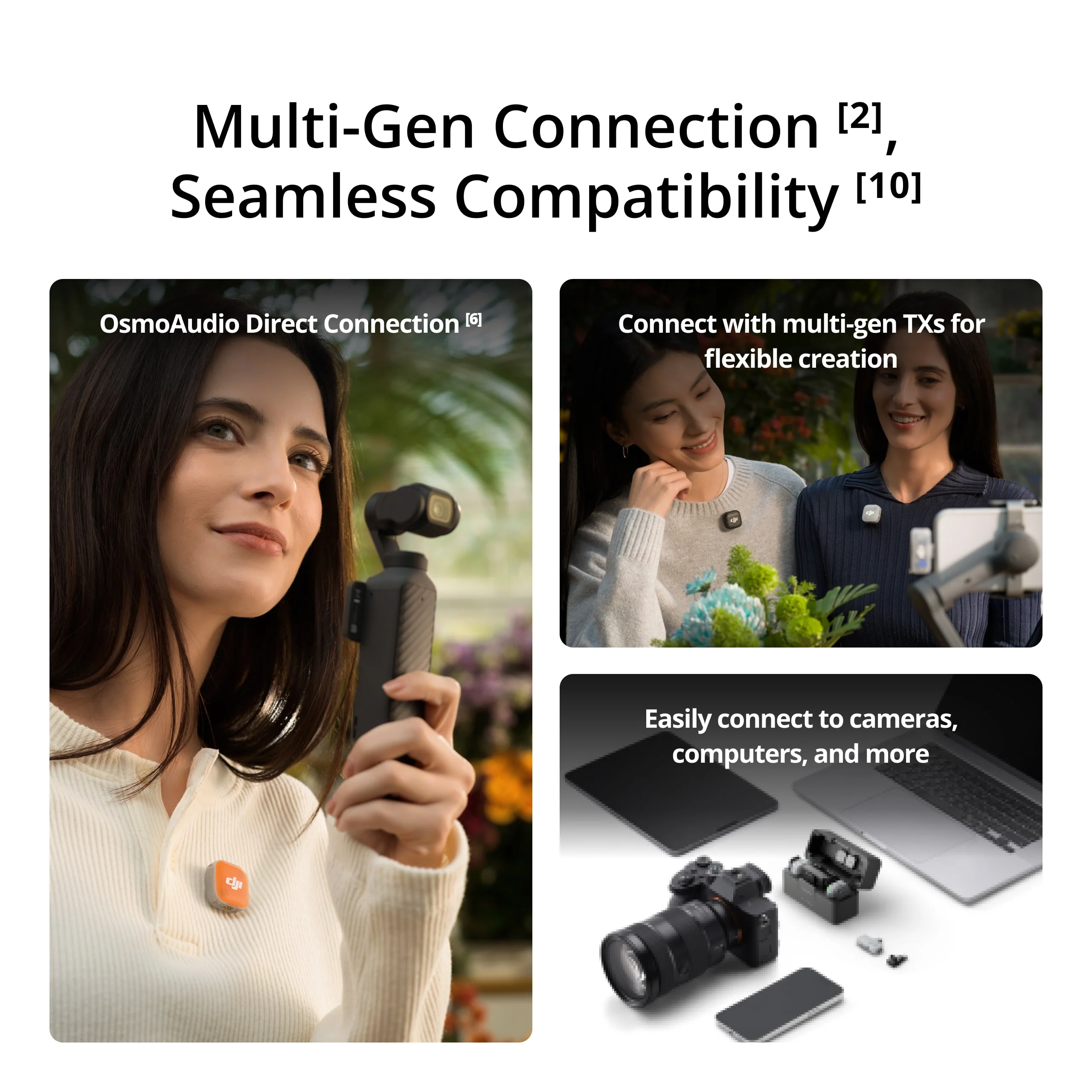 DJI Mic Mini 2 Wireless Microphone (2 TX + 1 RX + Charging Case) - Image 4