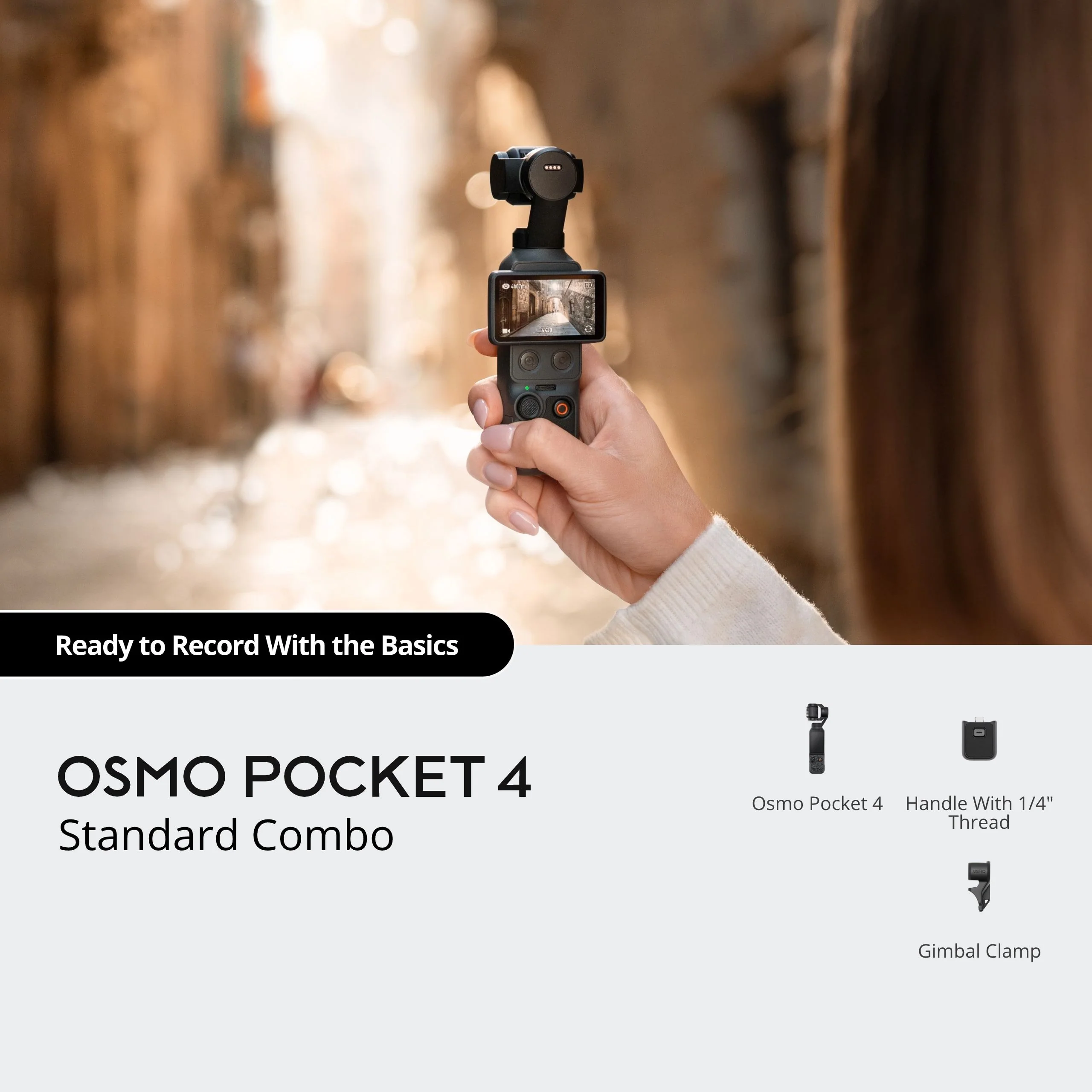 DJI Osmo Pocket 4 Handheld Camera (Standard Combo) - Image 2