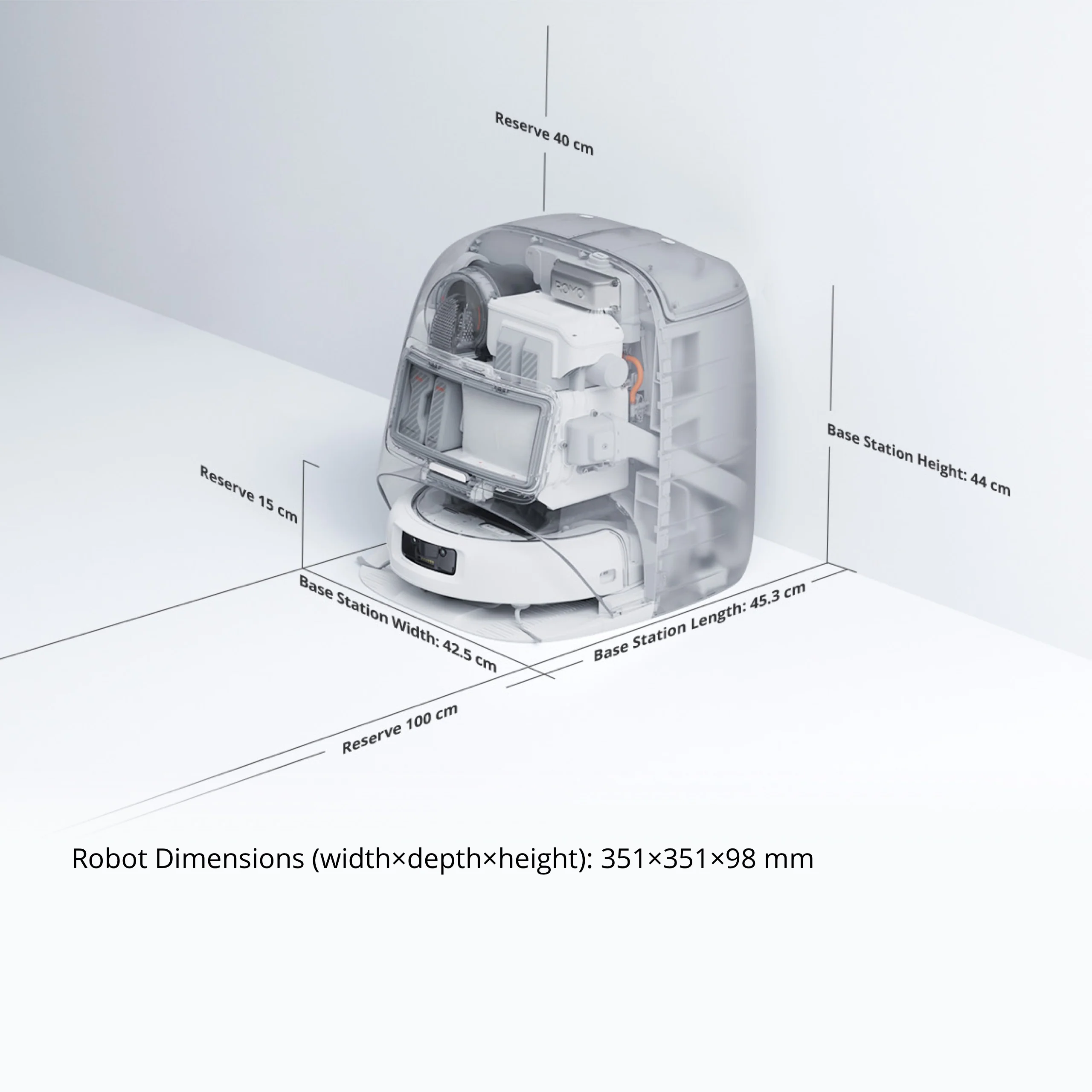DJI ROMO P Robot Vacuum Cleaner (Water Tank Version) - Image 7
