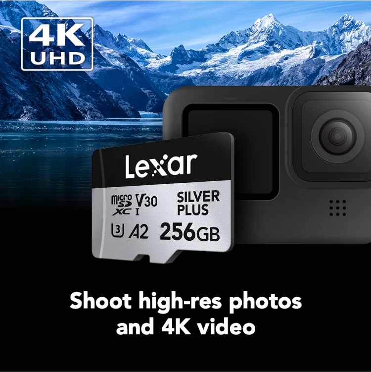 Lexar Professional Silver Plus 256GB microSDXC UHS-I V30 (205MB/s) - DJI Recommended Memory Card - Image 4